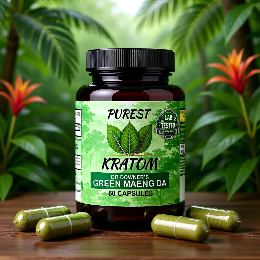 Green Maeng Da Kratom Capsules 60 ct