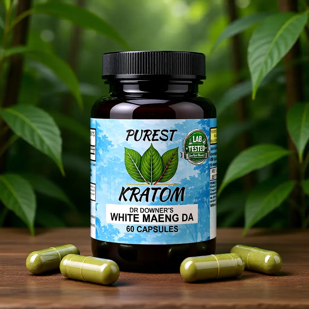 White Maeng Da Kratom Capsules 60 ct