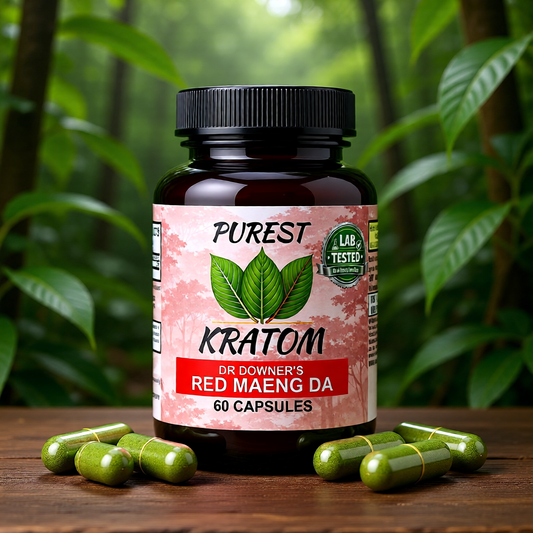 Red Maeng Da Kratom Capsules 60 ct