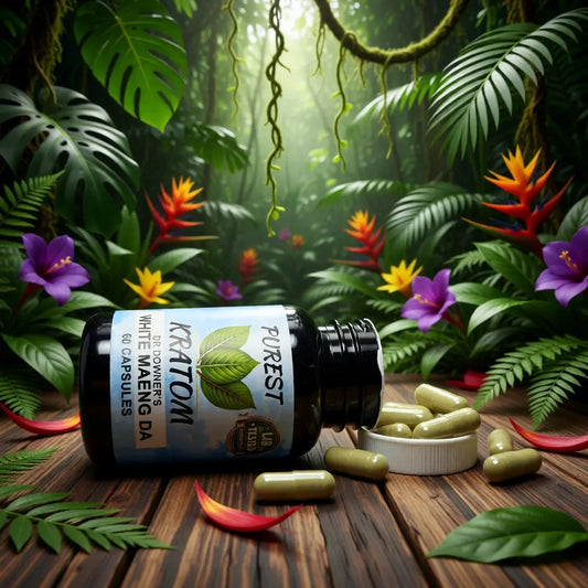 White Maeng Da Kratom Capsules 60 ct