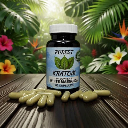 White Maeng Da Kratom Capsules 60 ct