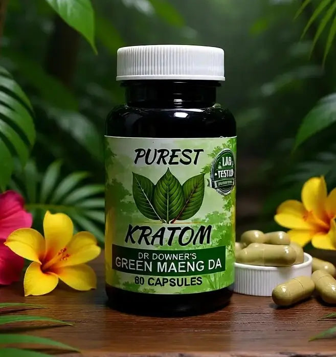 Green Maeng Da Kratom Capsules 60 ct