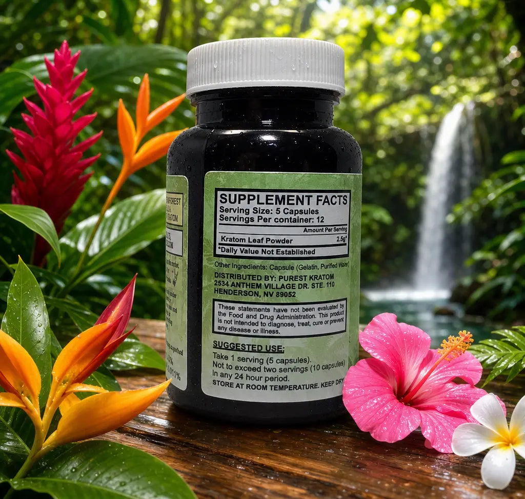 Green Maeng Da Kratom Capsules 60 ct